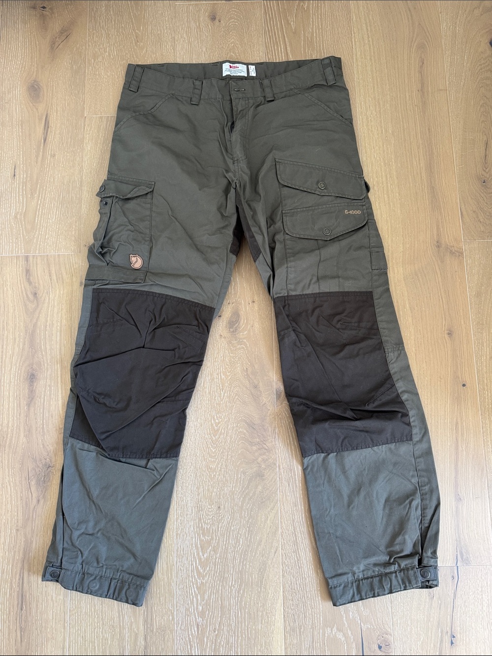Fjall raven Olive and Brown Tactical Cargo Pants
